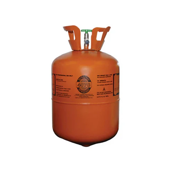 R-407C Refrigerant – 25 lb Sealed High-Performance Cylinder