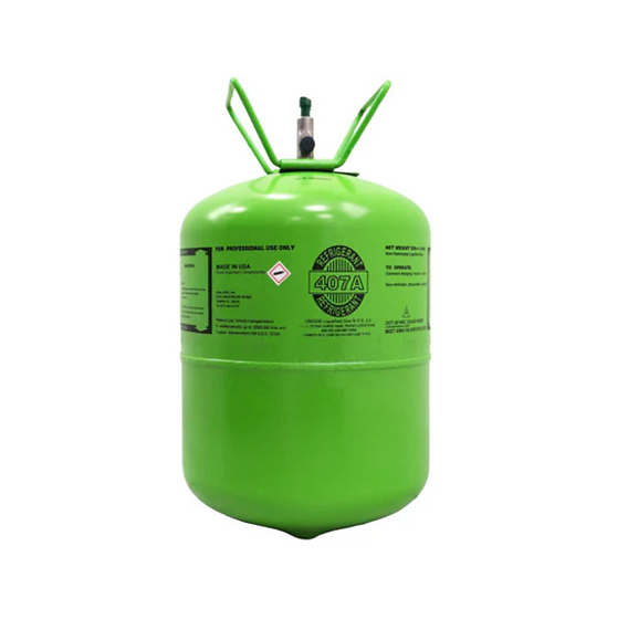 R-407A Refrigerant – 25 lb Sealed High-Performance Cylinder